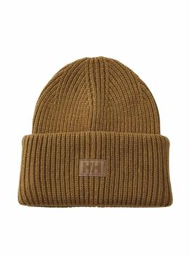 Touca Helly Hansen Rib marrom para homem.