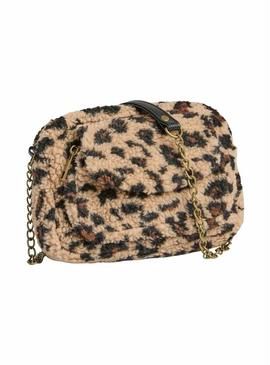 Bolsa Pieces Aina leopardo para mulher
