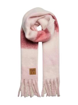 Cachecol Pieces Juline rosa para mulher