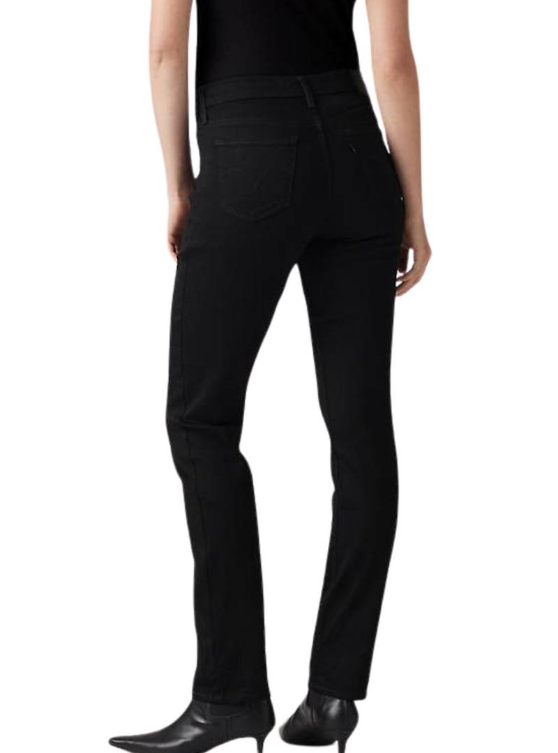 Calça jeans Levis 312 preta para mulher