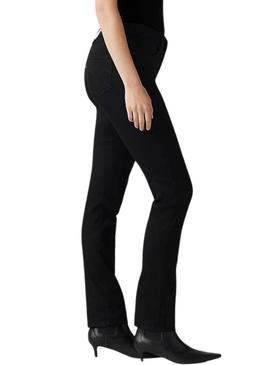 Calça jeans Levis 312 preta para mulher
