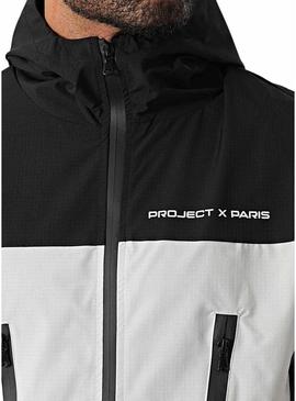 Jaqueta Project x Paris branca e preta para homem.