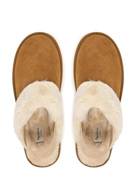 Tamancos Pepe Jeans Dissy camel para mulher
