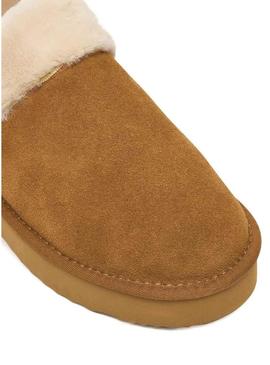 Tamancos Pepe Jeans Dissy camel para mulher