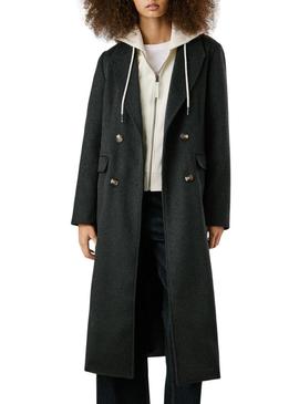 Casaco Pepe Jeans Taylor cinza para mulher
