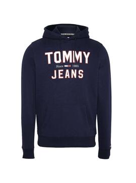 Sweat Tommy Jeans Essential 1985 Azul Homem
