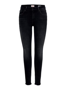 Jeans Only Preto blush Mulher