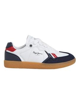 Sapatilhas Pepe Jeans Ball One branco para menino
