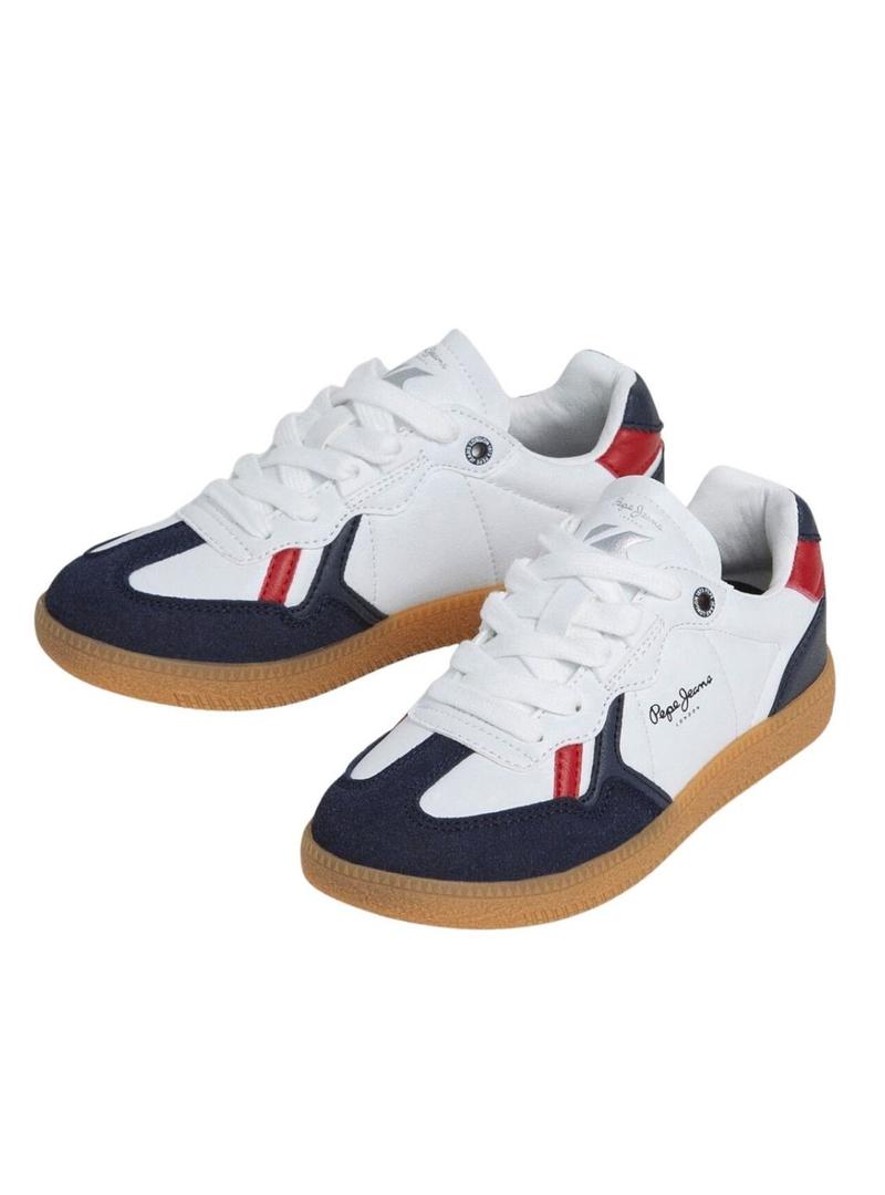 Sapatilhas Pepe Jeans Ball One branco para menino