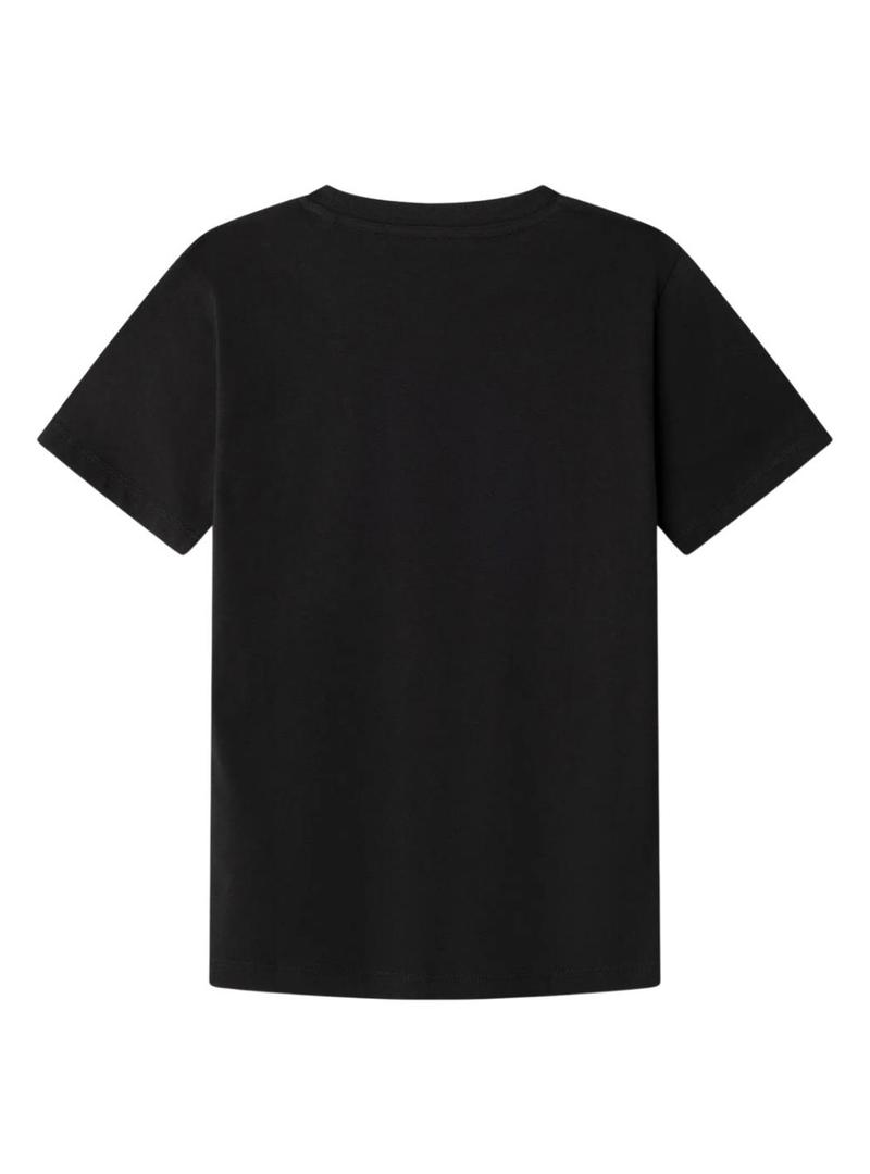 Camiseta Pepe Jeans New Art preta para menino