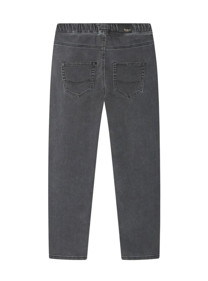 Calça Pepe Jeans Archie preta para menino.