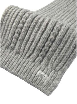 Cachecol Pepe Jeans Skyler cinza para menina