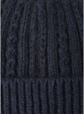 Touca Pepe Jeans Skyler azul marinho para menina