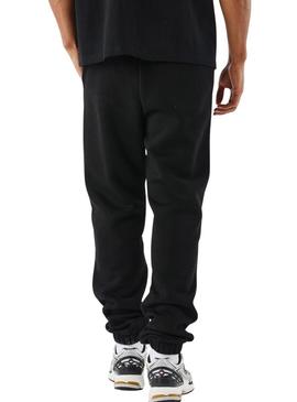 Projeto Jogger x Paris preto de algodão para homem.