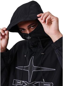 Jaqueta Project x Paris impermeável preta para homem.