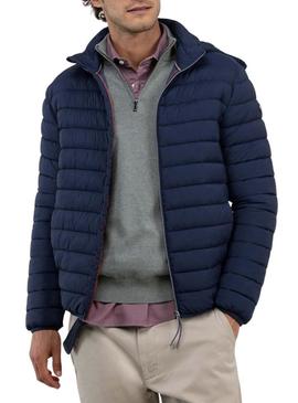 Caçador El Ganso acolchoado azul marinho para homem.