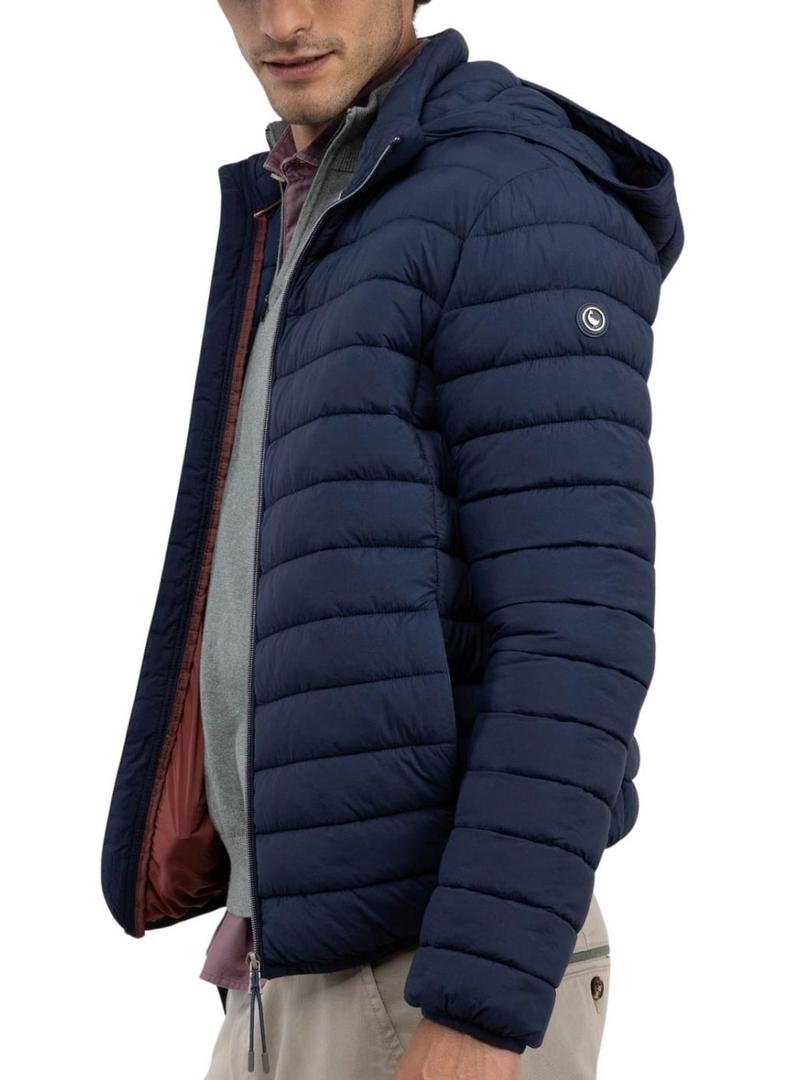 Caçador El Ganso acolchoado azul marinho para homem.