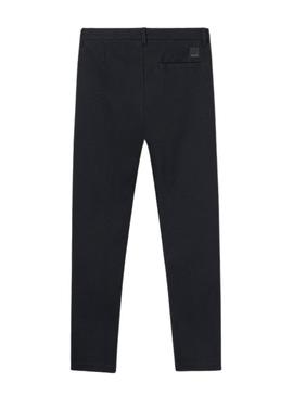Calça Mayoral Ponto Smart preta para menino.
