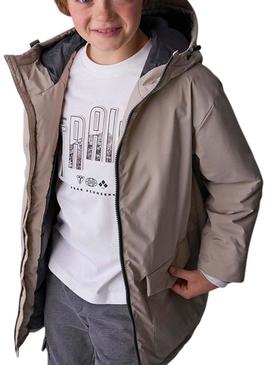 Parka Mayoral Caliza bege para menino