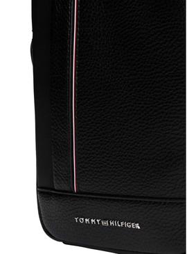 Bolsa Tommy Hilfiger Central preta para homem