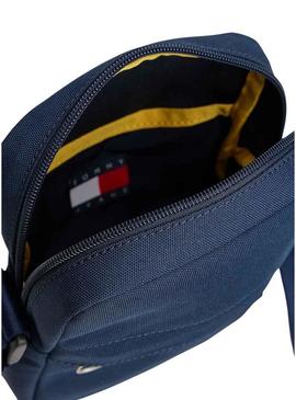 Bolsa Tommy Jeans Reporter azul marinho para homem