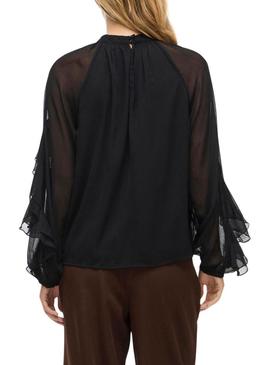 Blusa Vila Vibinna preta para mulher