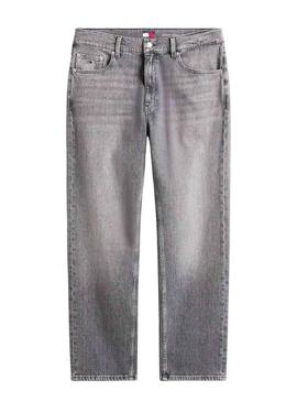 Calça jeans Tommy Jeans Sonny cinza para homem.