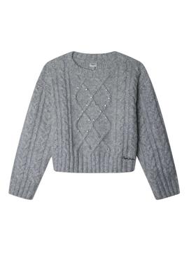 Camisola Pepe Jeans Baela cinza para menina