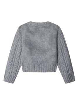 Camisola Pepe Jeans Baela cinza para menina