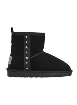 Botas Pepe Jeans Diss Rock preto para menina.
