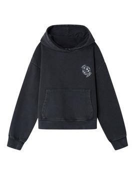 Moletom Pepe Jeans Ava preto para menina