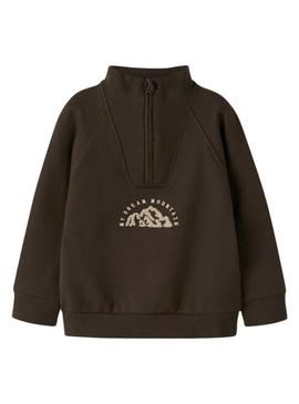 Moleton Name It Mobie marrom para menino