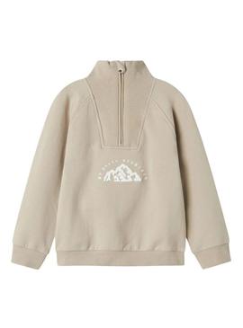 Moletom Name It Mobie bege para menino