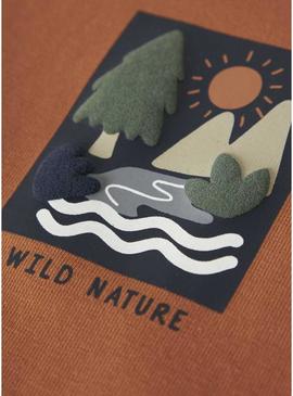 Suéter Name It Moran laranja para crianças