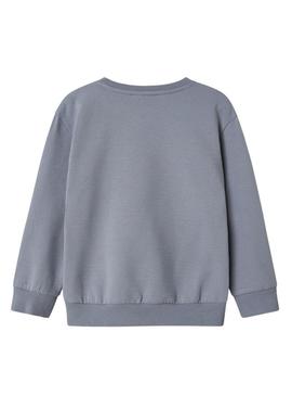 Moletom Name It Moran azul para menino