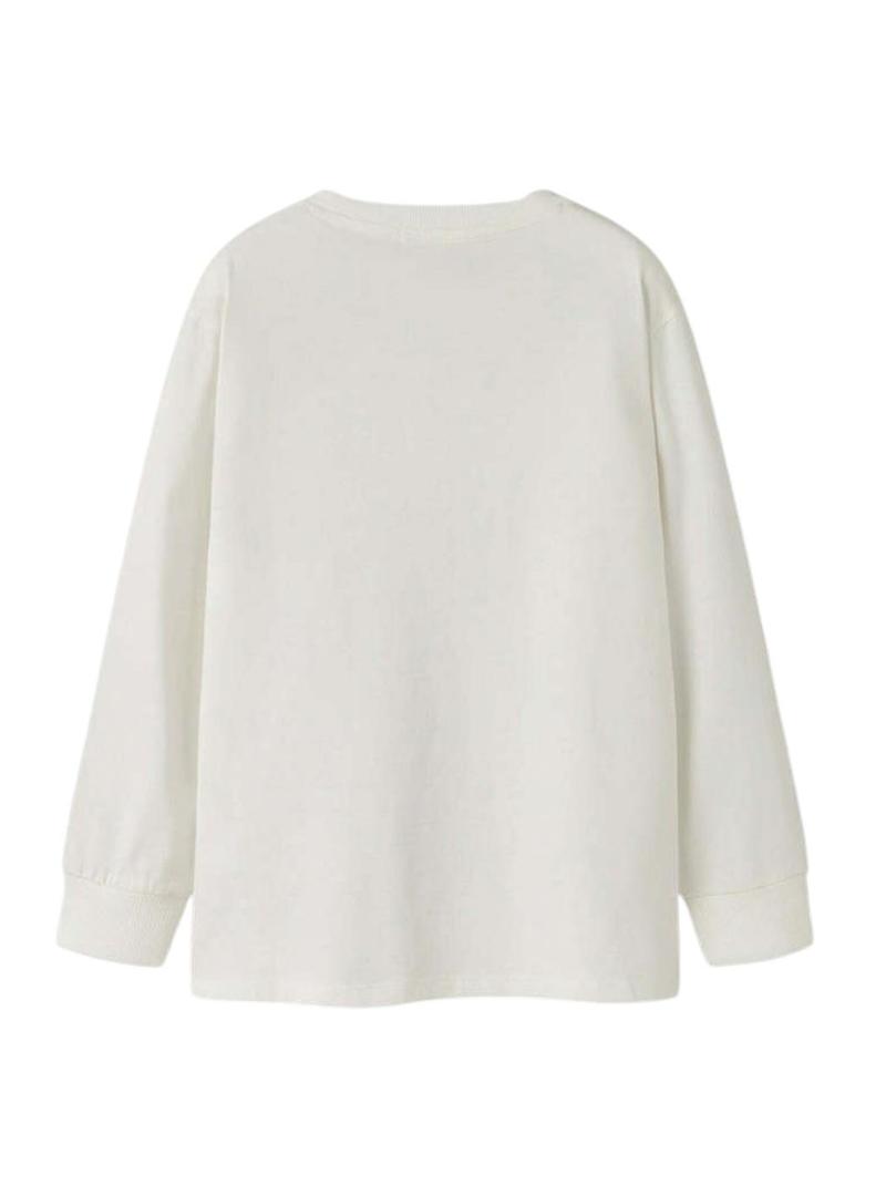 Camisola Name It Mobay branca para menino.