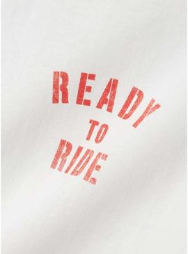 Camisola Name It Morson branca para menino.