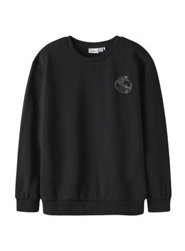 Moletom Name It Randall preto para criança