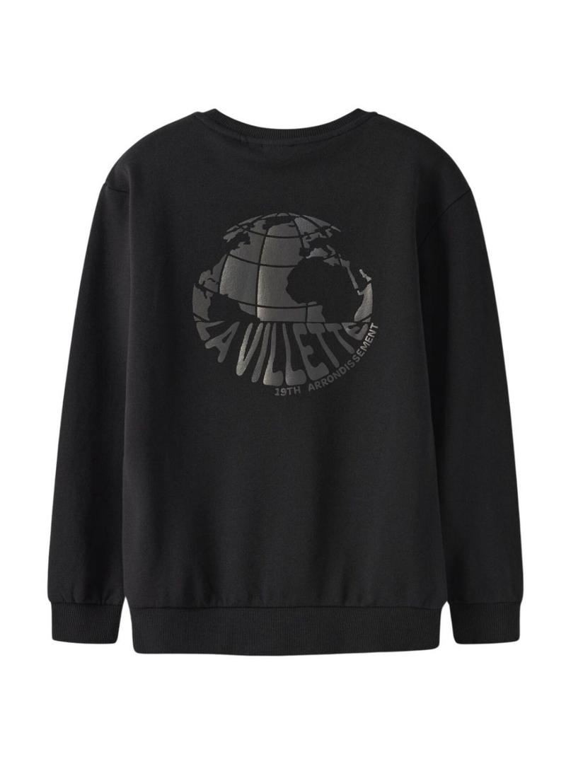 Moletom Name It Randall preto para criança