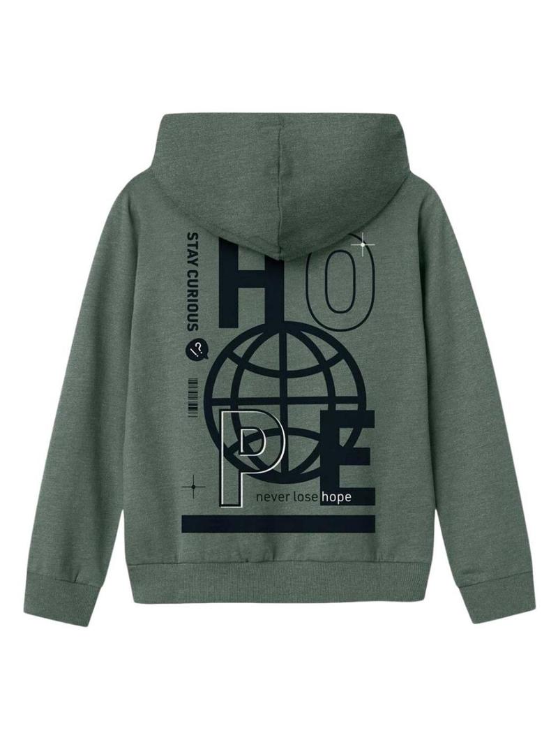 Moletom Name It Molaf verde para menino