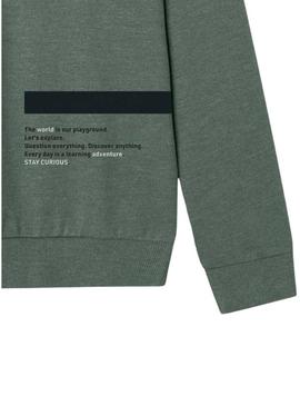 Moletom Name It Molaf verde para menino