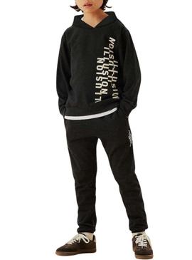 Moletom Name It Molaf preto para menino.