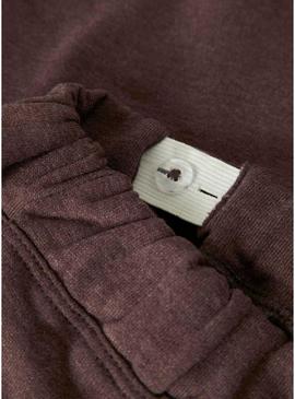 Calça de fato de treino Name It Molaf granate para menino.