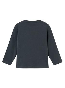 Camiseta Name It Nova azul marinho para menino.