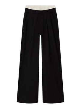 Calças Name It Nallie pretas para menina.