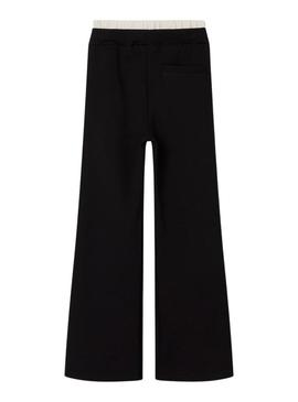 Calças Name It Nallie pretas para menina.