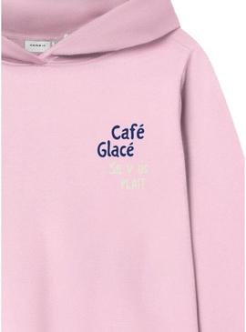 Moletom Name It Fofina rosa para menina