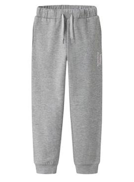Jogger Name It Fofina cinza para menina