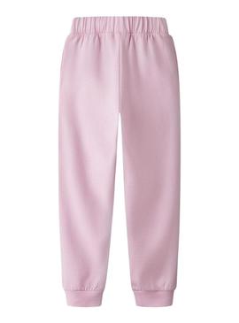 Nome do Jogger Name It Fofina rosa para menina