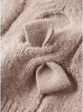 Camisola Nome It Olivia bege para menina